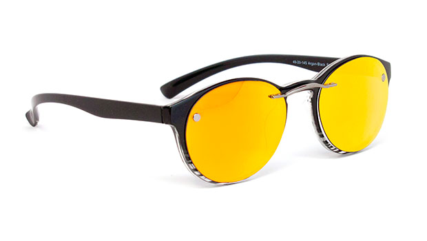 Frame with Orange Mirror Lens